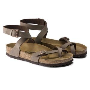BIRKENSTOCK WOMEN'S YARA OILED LEATHER ANKLE STRAP Women’s 8/EU 39‎